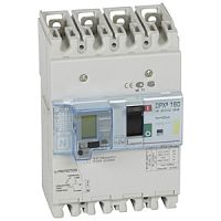 Автоматический выключатель DPX3 160 -  термомагн. расц. - с диф. защ. - 16 кА - 400 В~ - 4П - 63 А | код. 420033 |  Legrand 